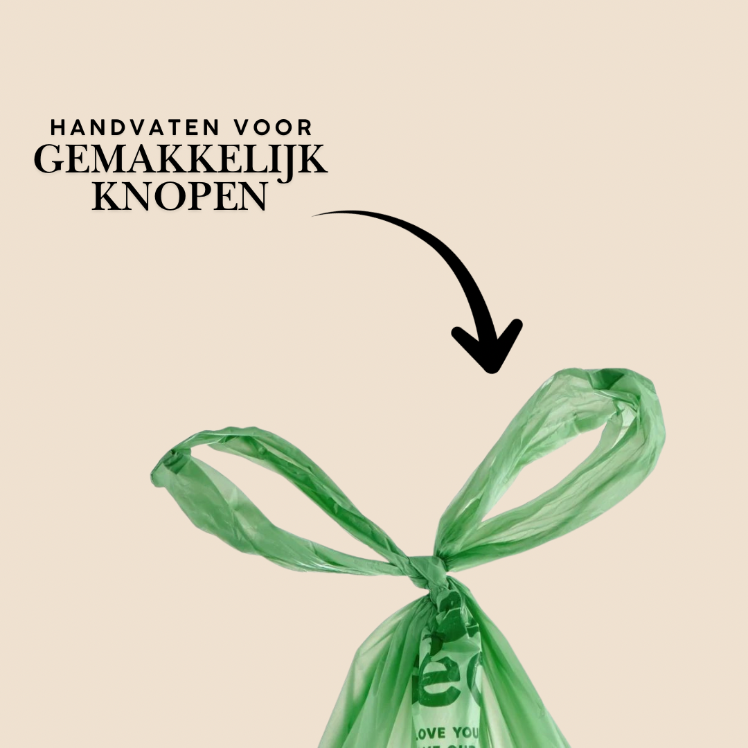 Beco Hondenpoep zakjes met handvat ( 4stk )