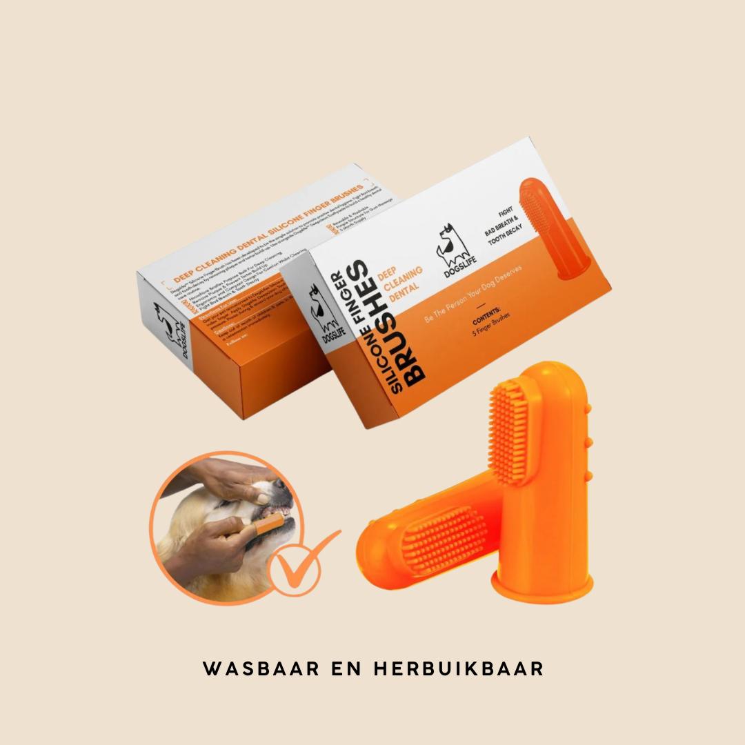 OurDogsLife Vinger tandenborstel