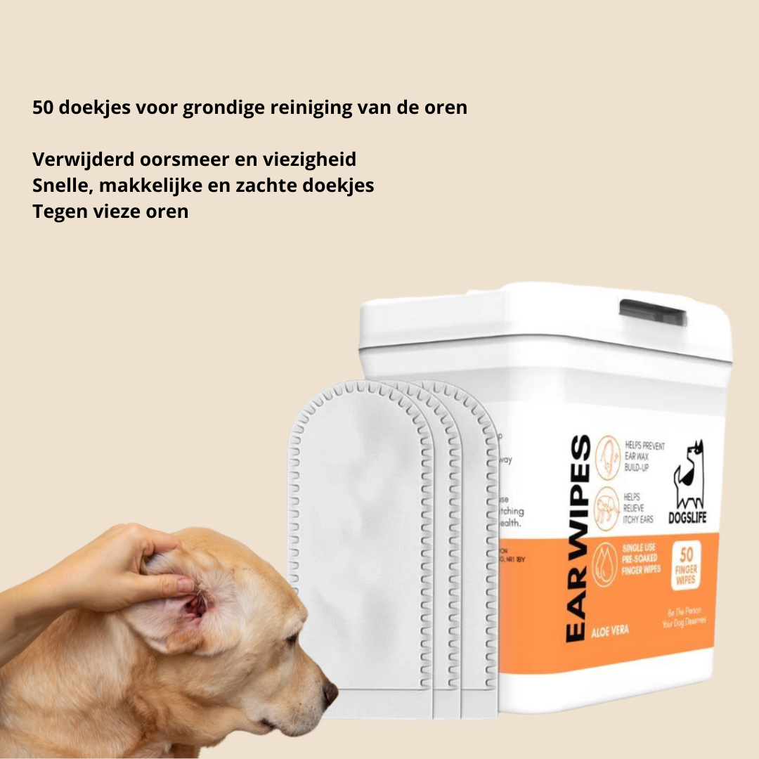 OurDogsLife oordoekjes ( 50 stk )