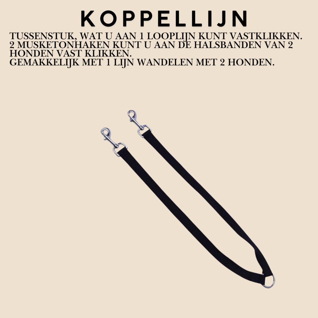 Koppelijn 2 honden