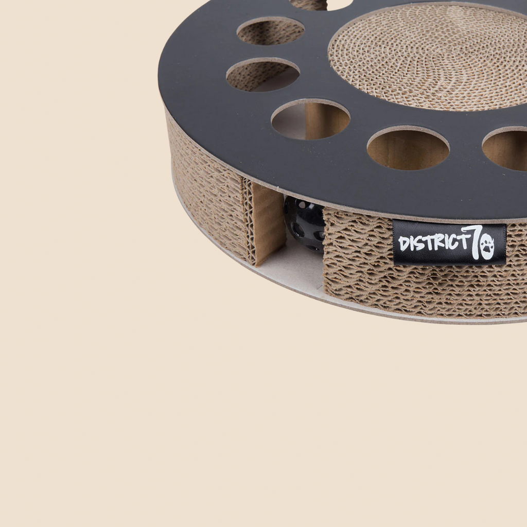 District krabfunctie met speelbal