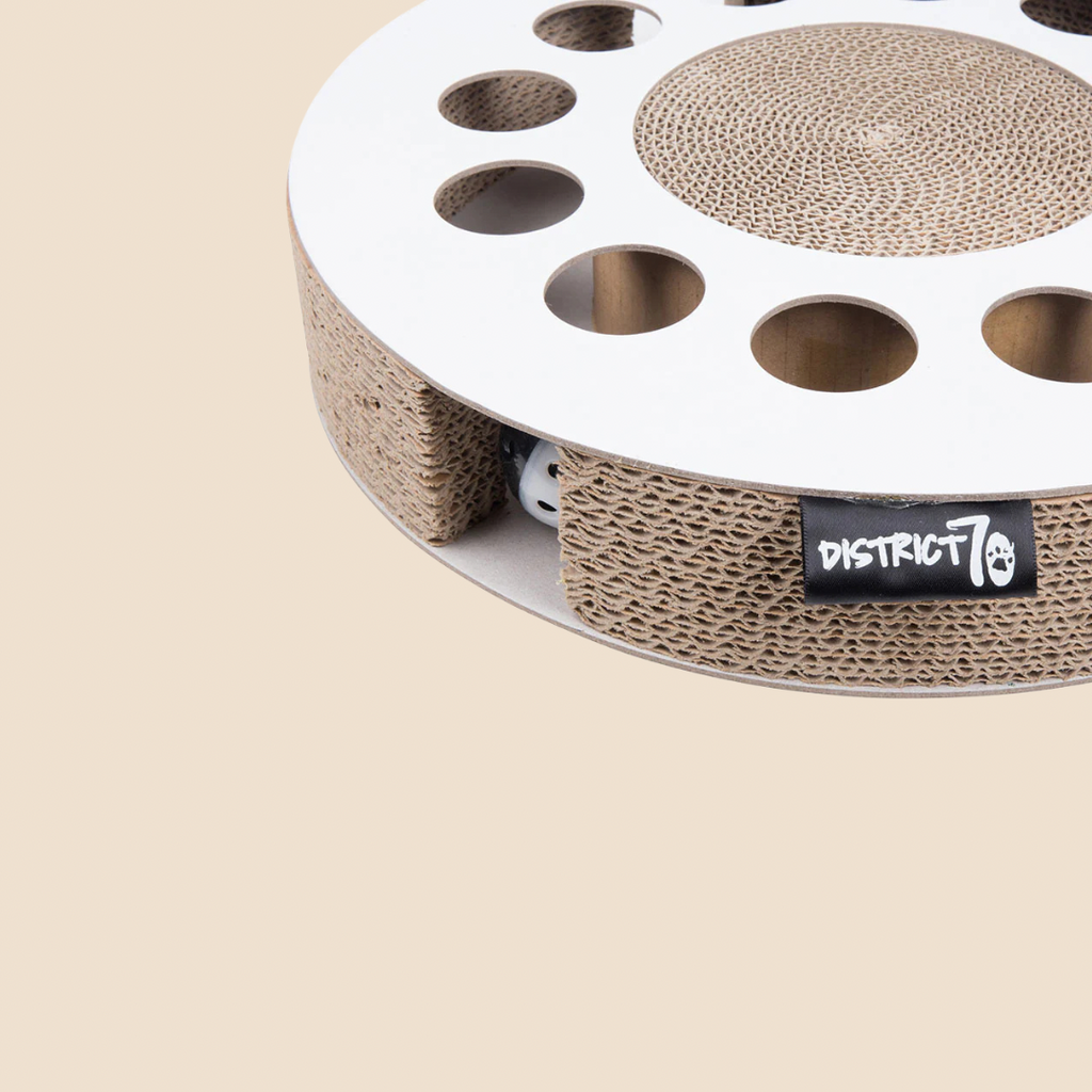 District krabfunctie met speelbal