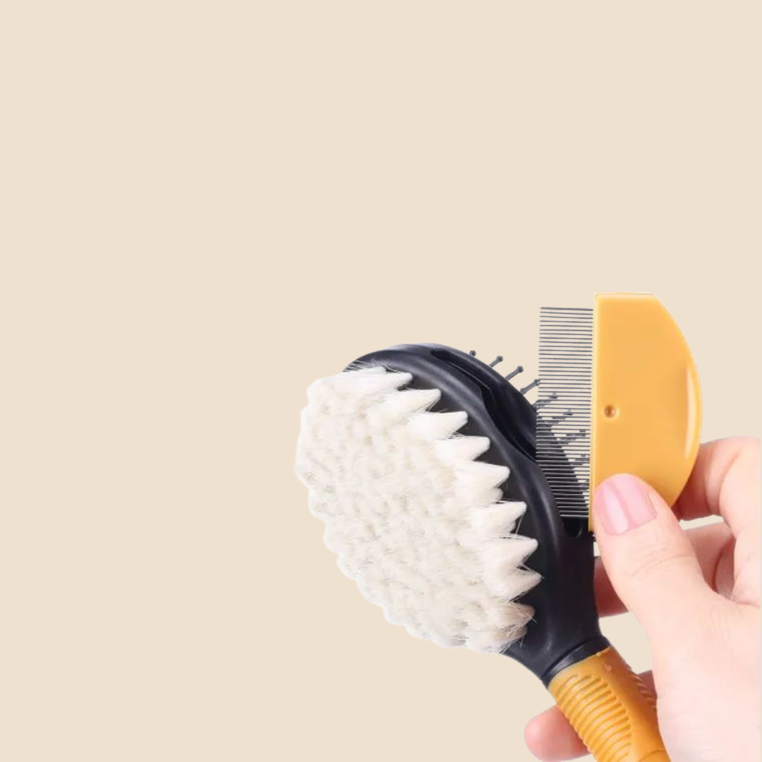 3in1 Puppy - Borstel, Pinborstel en Vlooienkam