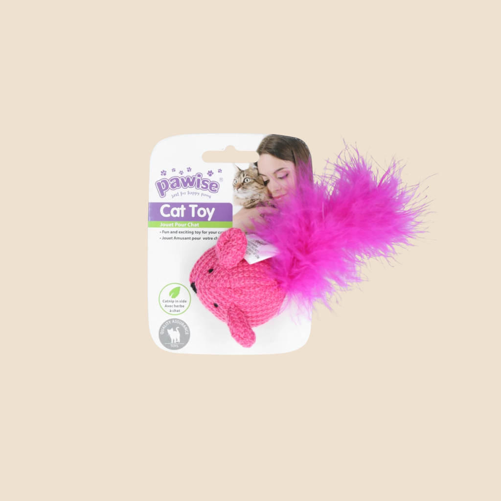 Pawise Cat Wool Mouse