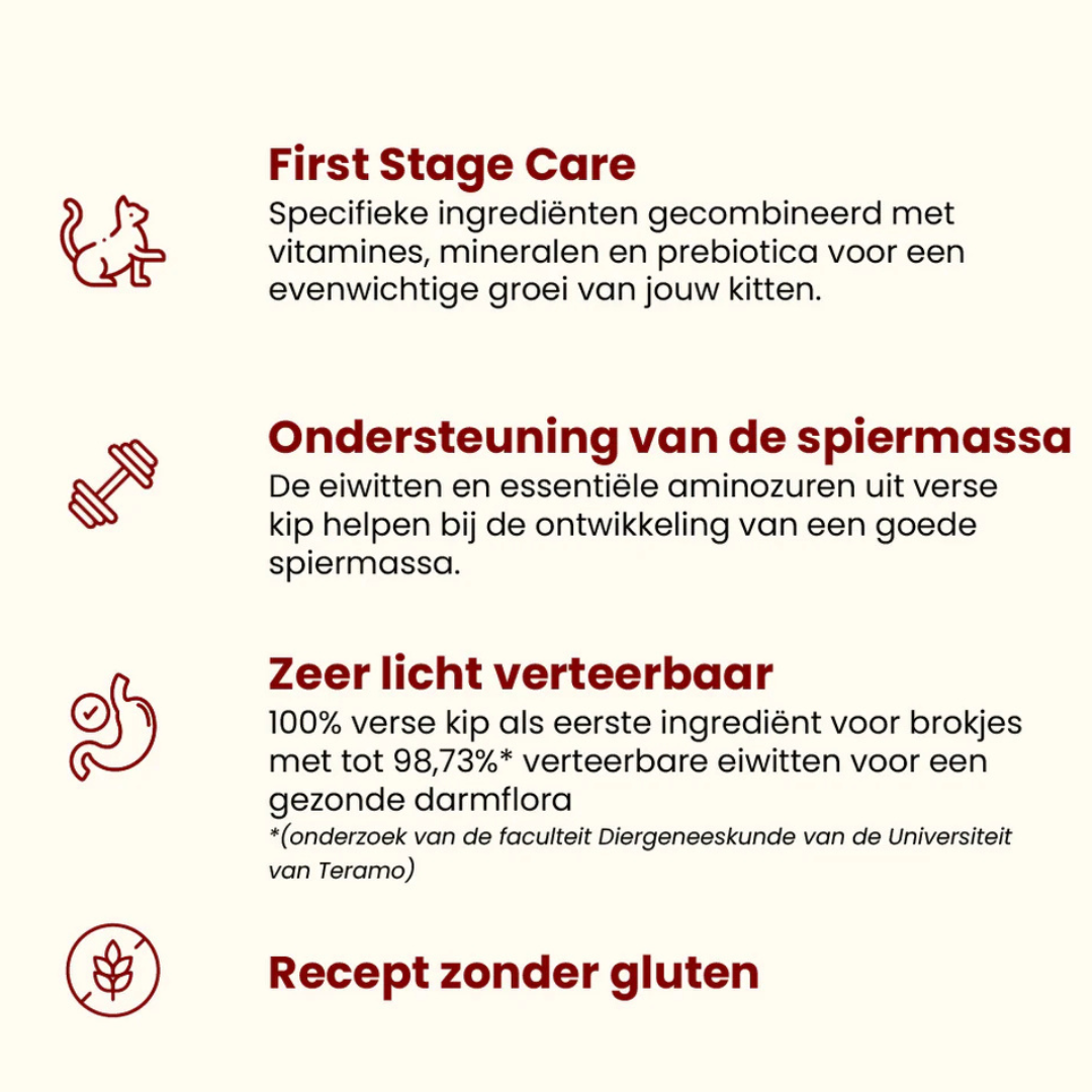 HFC Our Best Droogvoer Kat - Kitten - Kip - 300 gram