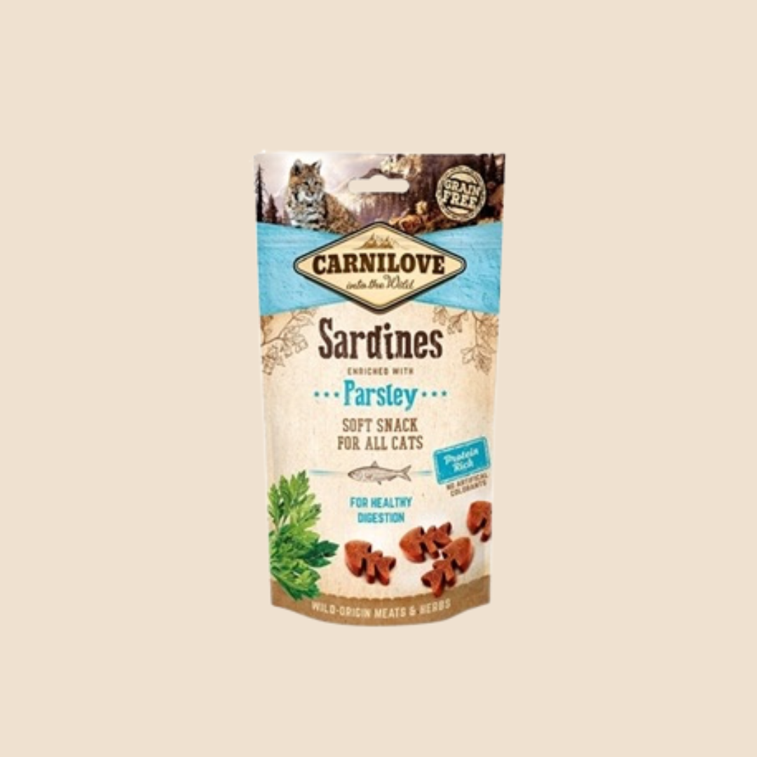Carnilove Soft Sardines met Peterselie 50 gram