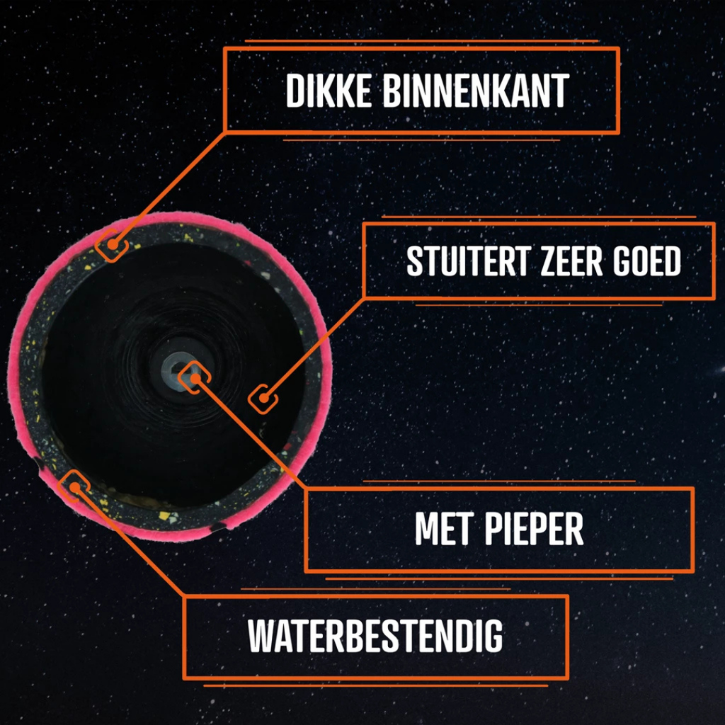 Dog Comets Tennisbal met Pieper - Groen L