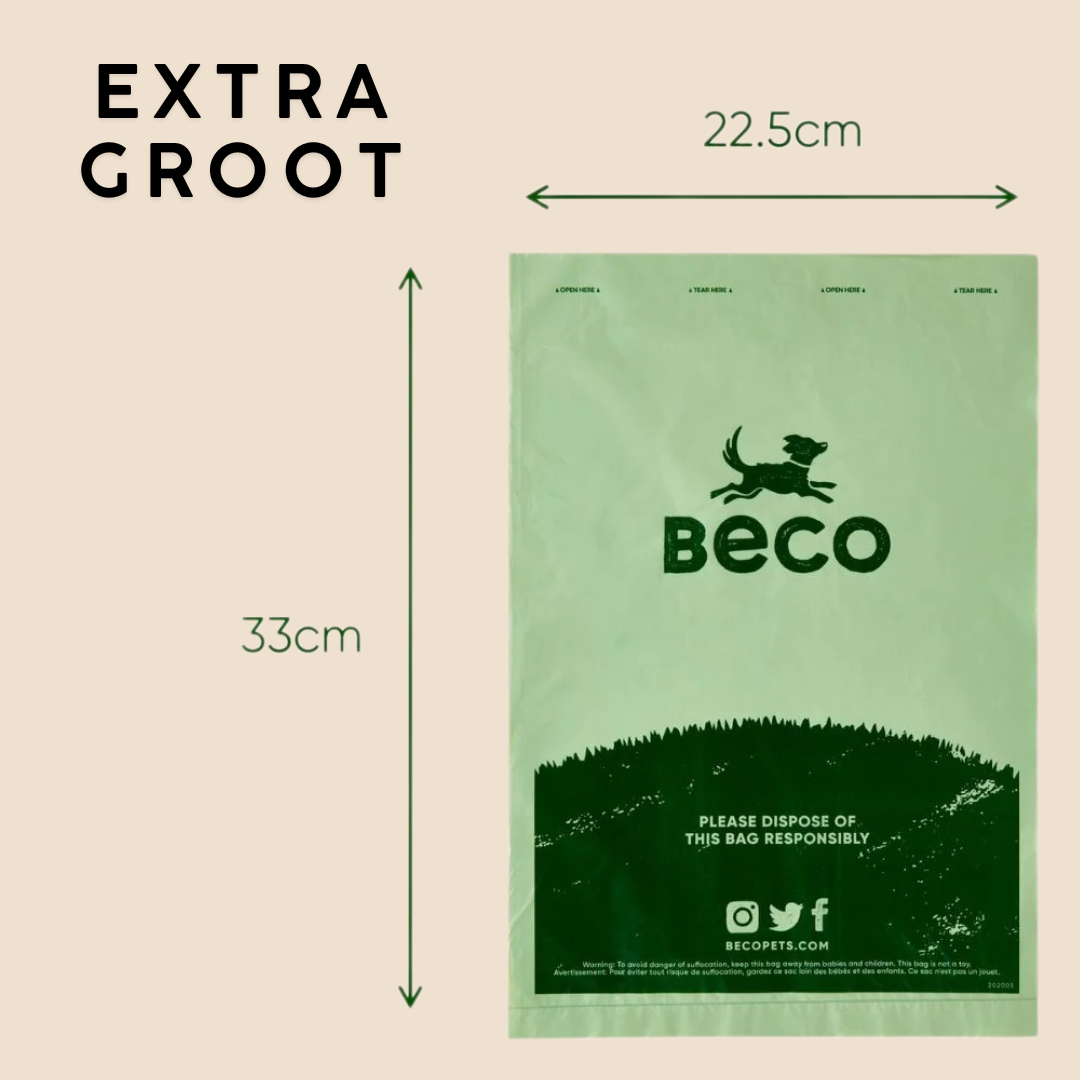 Poepzakjes Gerecyclede Zonder Geur – Dispenser met 1 Rol (300 stuks)