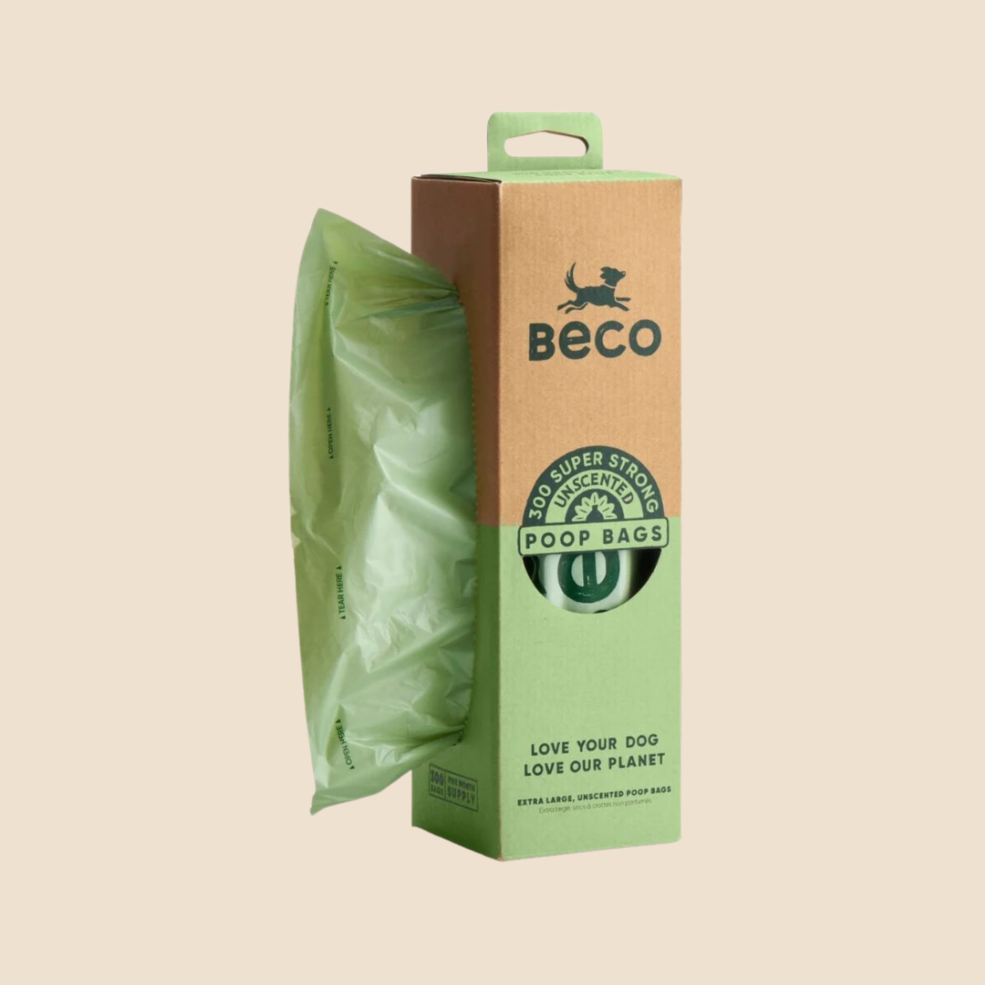 Poepzakjes Gerecyclede Zonder Geur – Dispenser met 1 Rol (300 stuks)