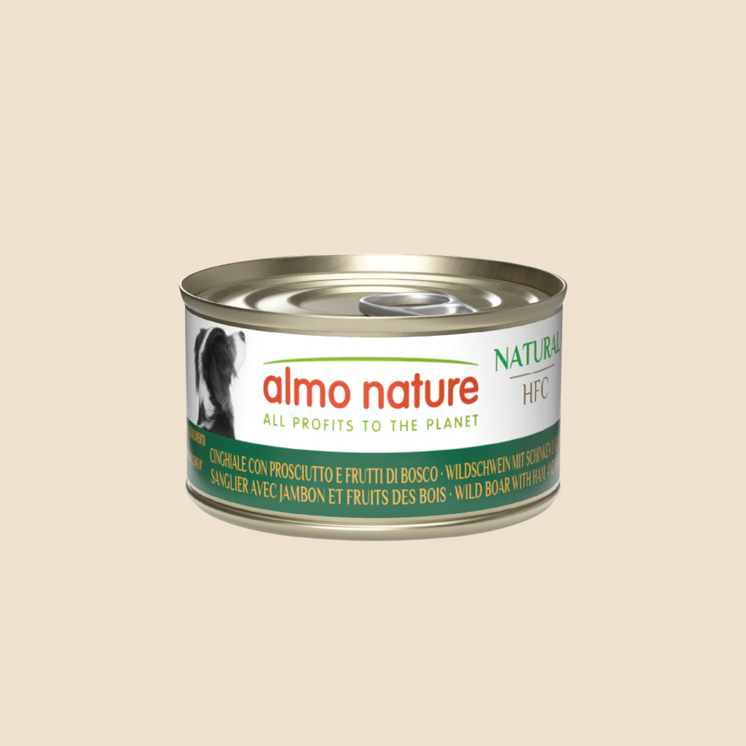 HFC Natvoer Hond - Wildzwijn met ham en wilde bessen - 95 gram