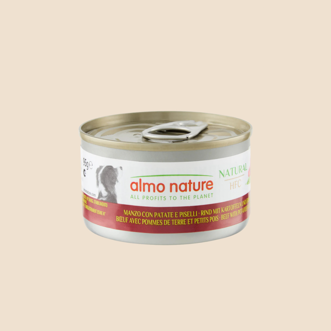 HFC Natvoer Hond - Rundvlees met Aardappel en Erwt - 95 gram