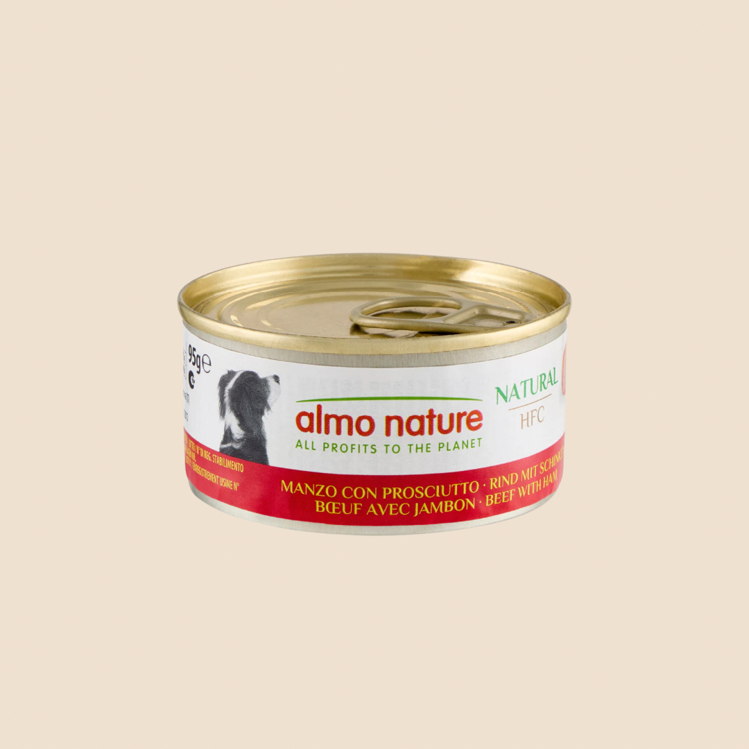 HFC Natvoer Hond - Rundvlees met Ham - 95 gram