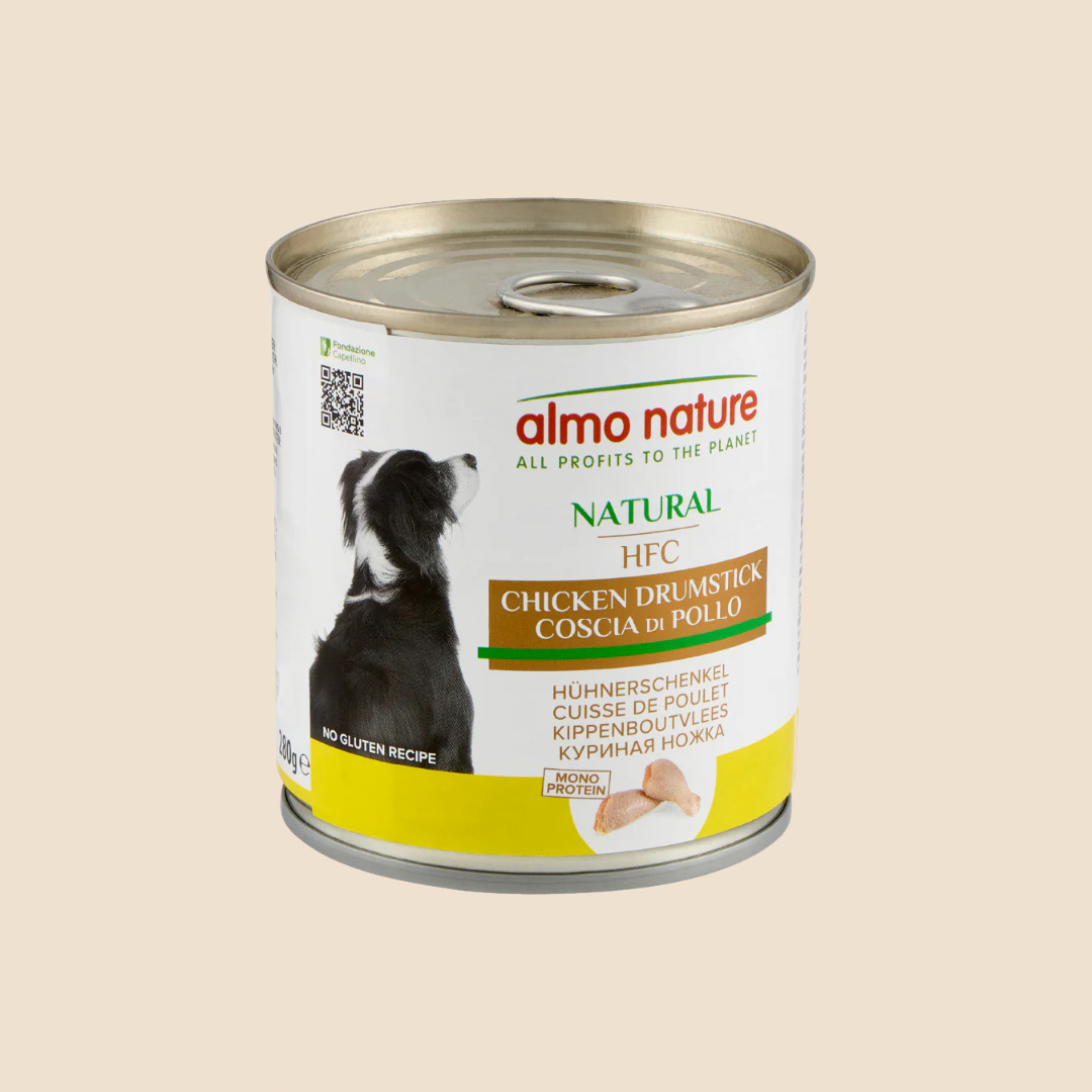 HFC Natvoer Hond - Kippenboutvlees - 280 gram