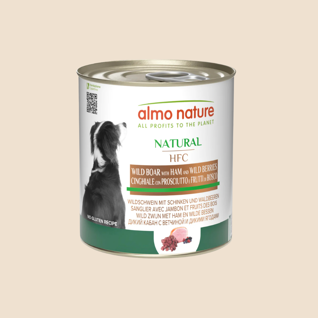 Wildzwijn met ham en wilde bessen