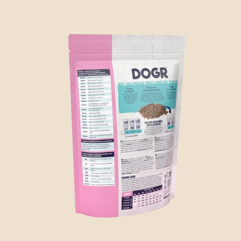 DOGR Hondenvoer Puppy Kip Droogvoer