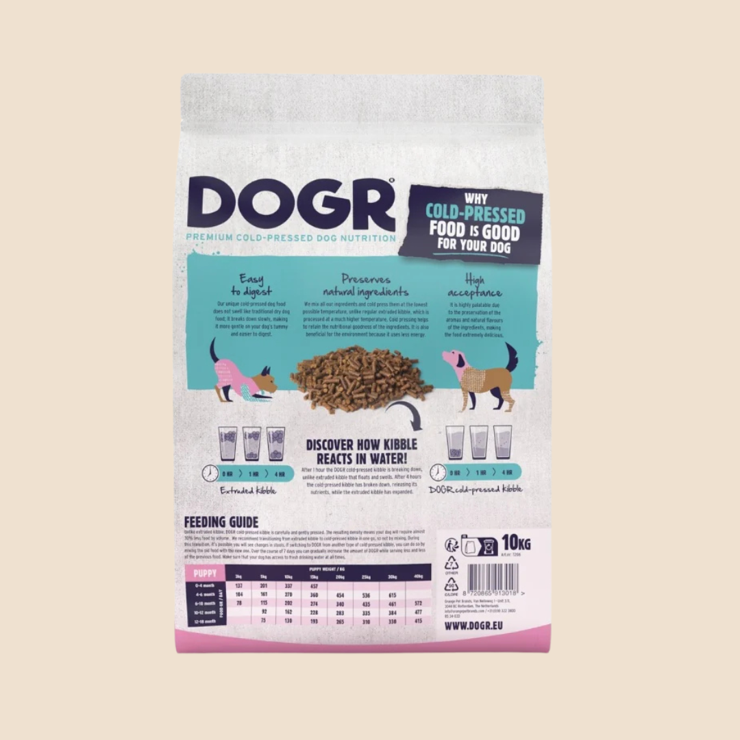 DOGR Hondenvoer Puppy Kip Droogvoer